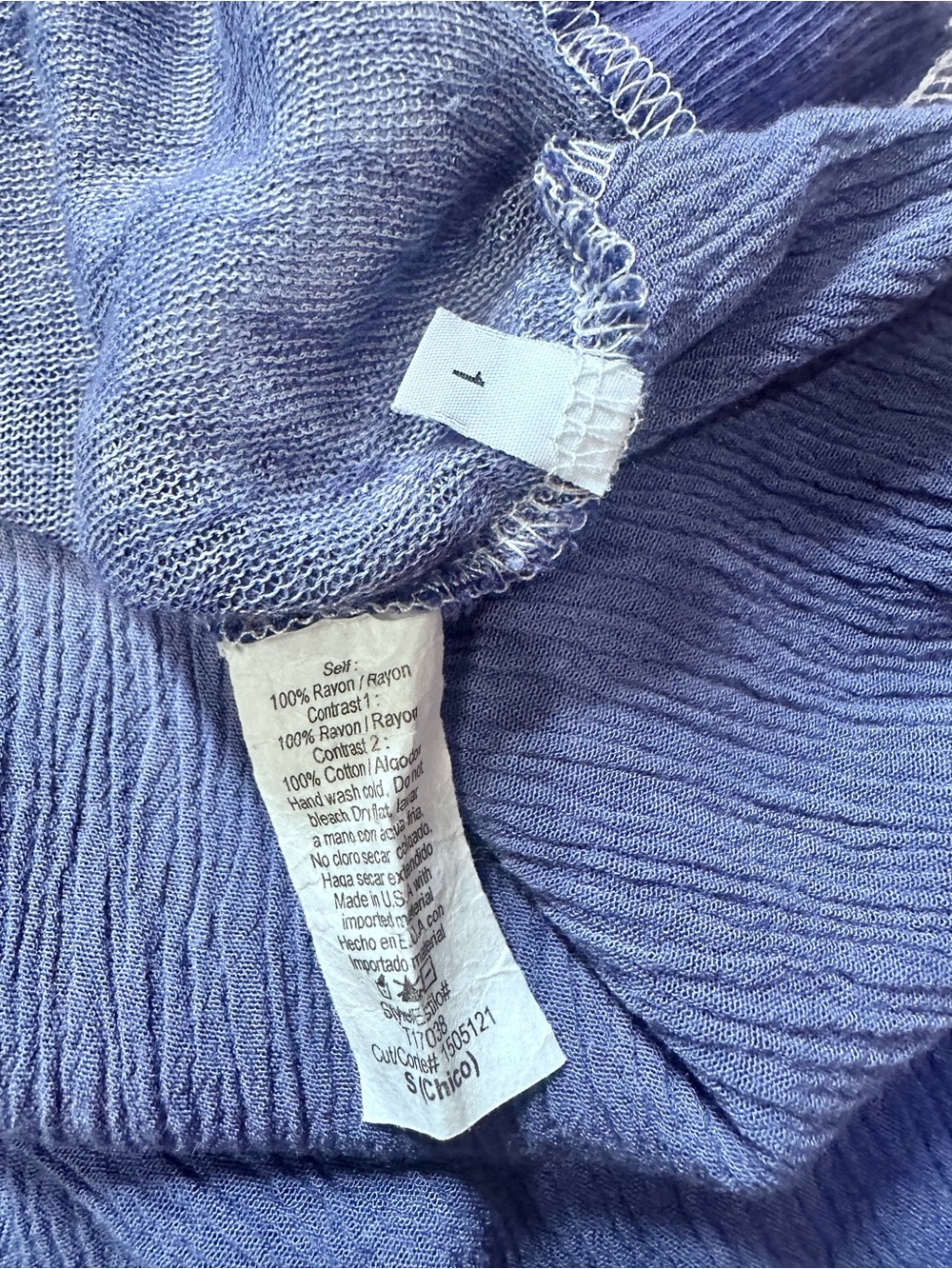 Easel Ombre Dip Dye Sharkbite Hem Tunic Top Oversized Rayon Slub Knit - Picture 8 of 10